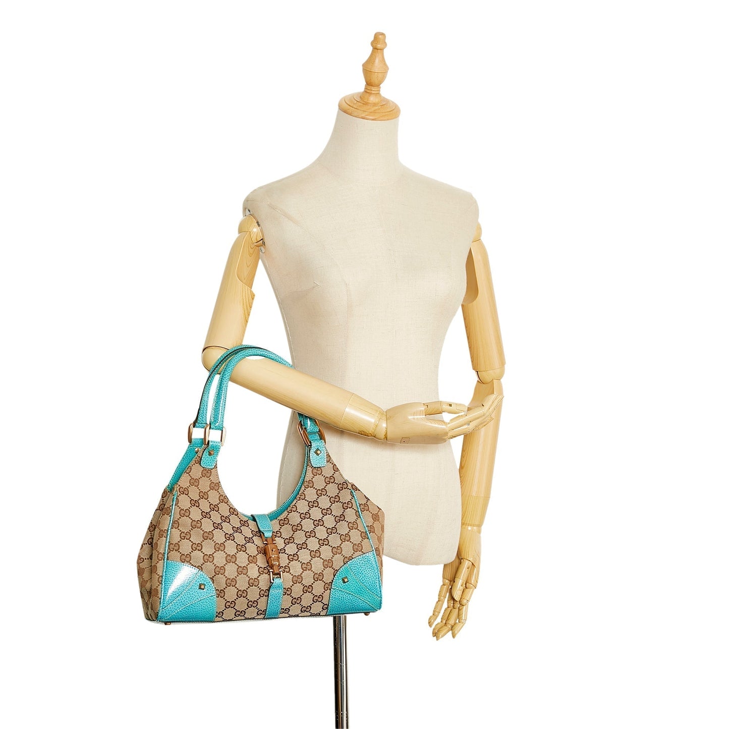 Gucci Nailhead Jackie Brown GG Canvas