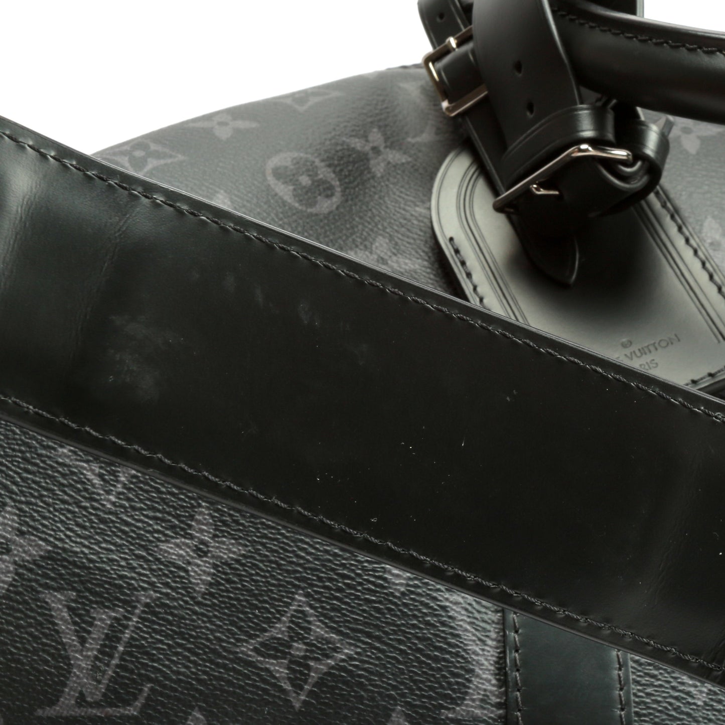 Louis Vuitton 55 Bandouliere Eclipse Monogram Duffle