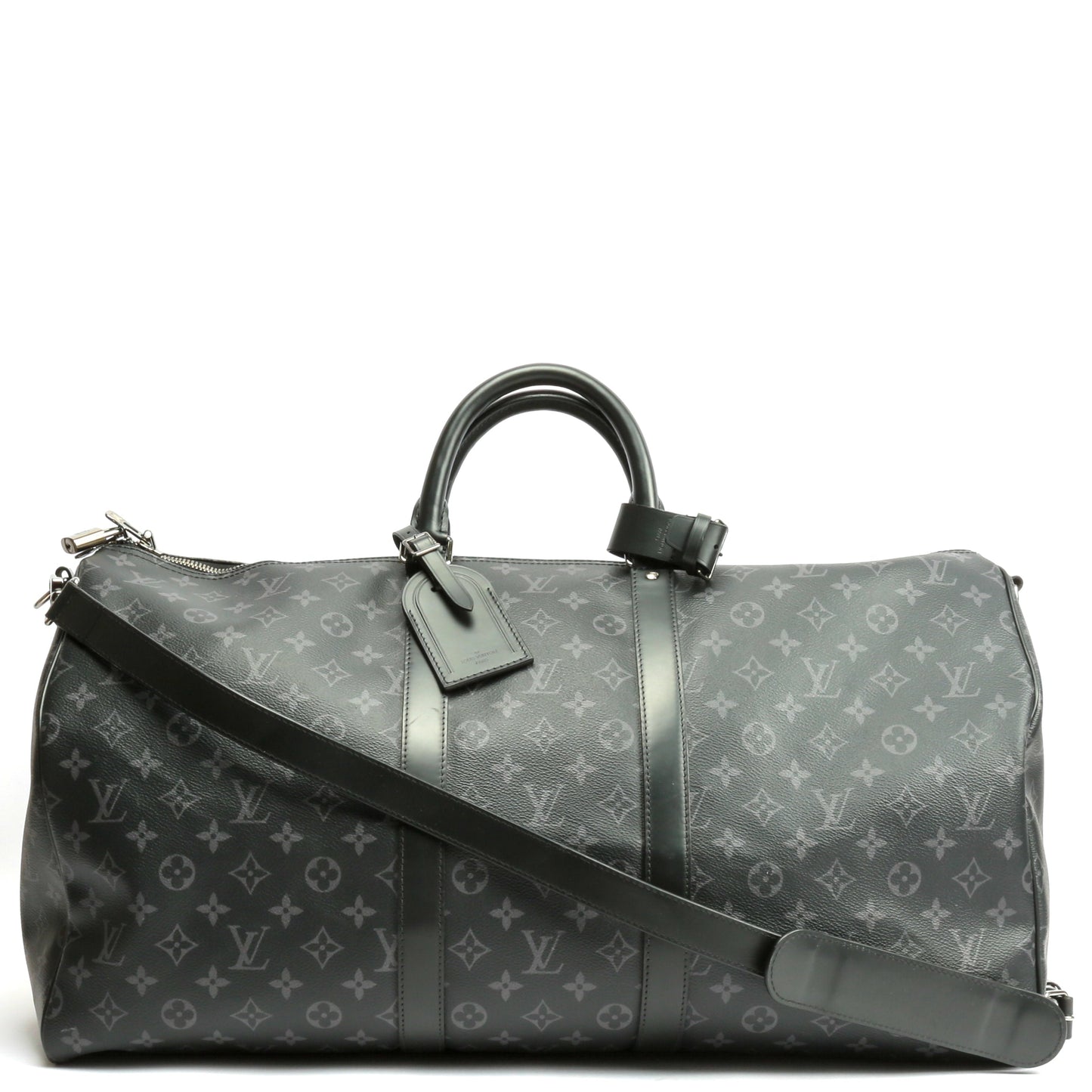 Louis Vuitton 55 Bandouliere Eclipse Monogram Duffle