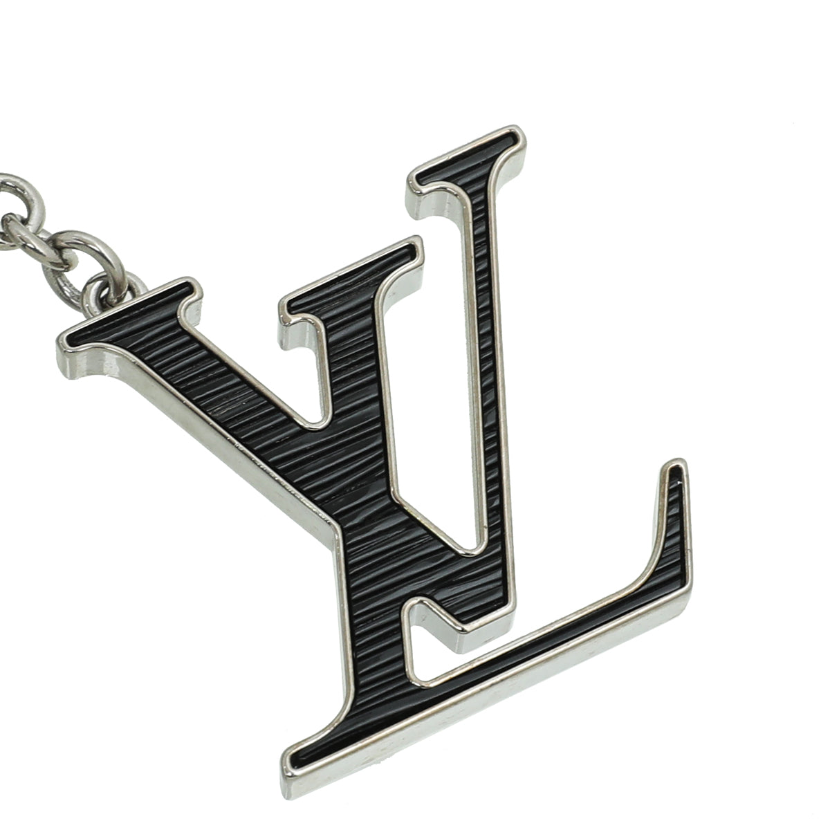 Louis Vuitton Black Fleur D'Epi Key Holder Bag Charm