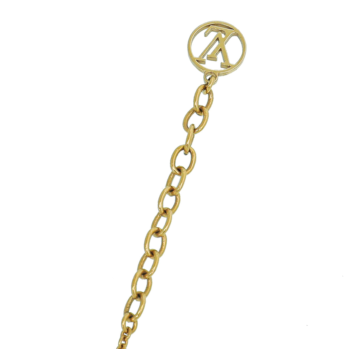Louis Vuitton Gold Tone LV & Me Letter M Bracelet