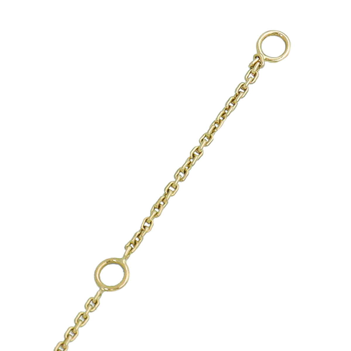 Louis Vuitton 18K Yellow Gold Diamond Volt One Small Pendant Necklace