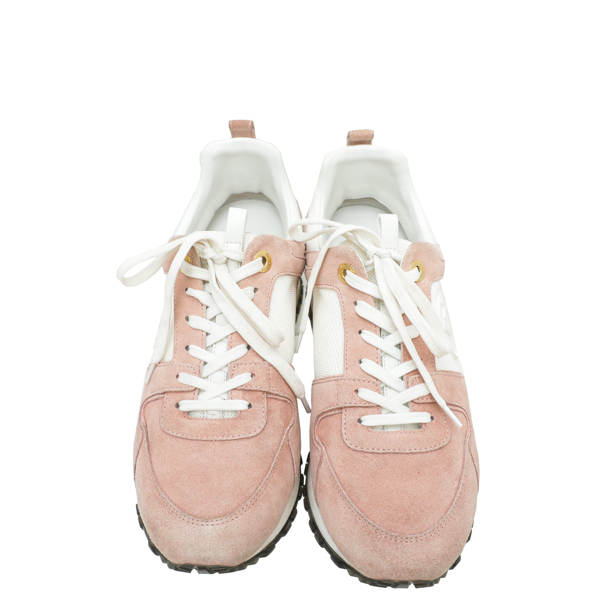 Louis Vuitton Bicolor Suede Run Away Trainer 39