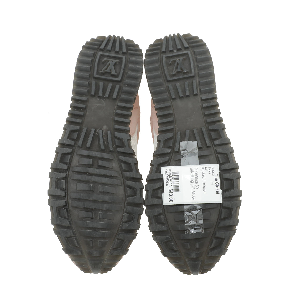 Louis Vuitton Bicolor Suede Run Away Trainer 39