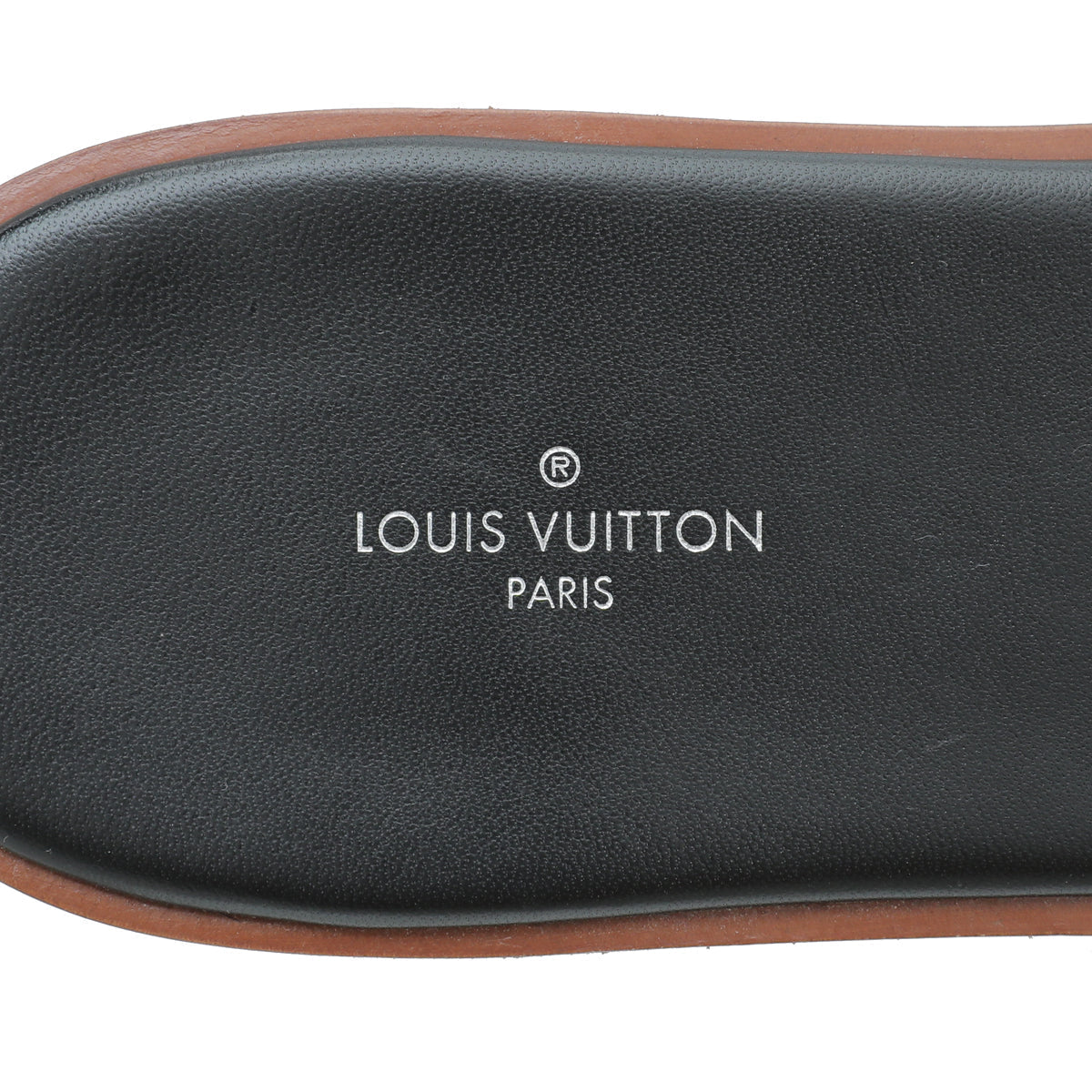 Louis Vuitton Bicolor Lock It Mink Fur Flat Sandal 40