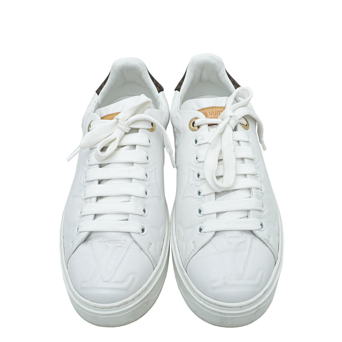 Louis Vuitton Bicolor Time Out Sneakers 38