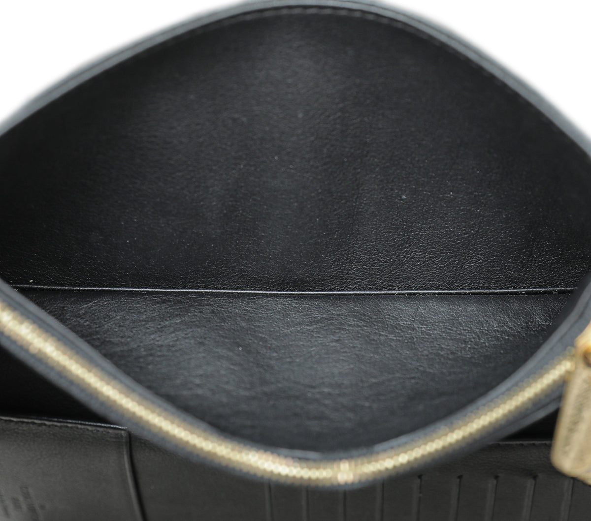 Louis Vuitton Black Monogram Mahina Perforated Wallet