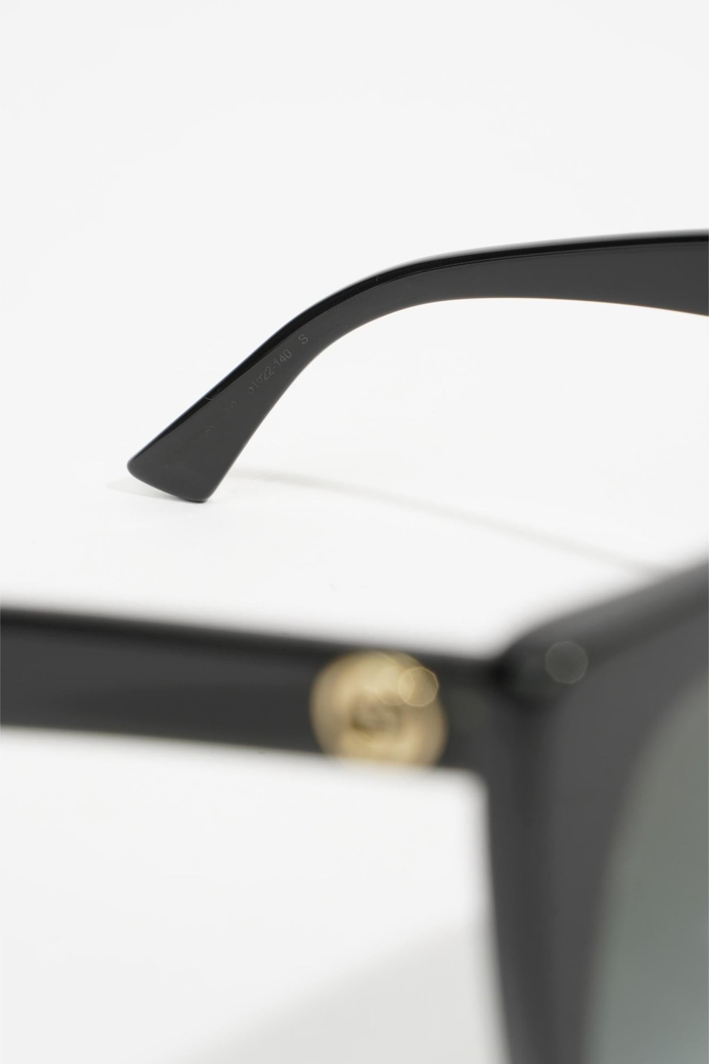 Gucci Square Sunglasses Black Acetate 51mm 22mm