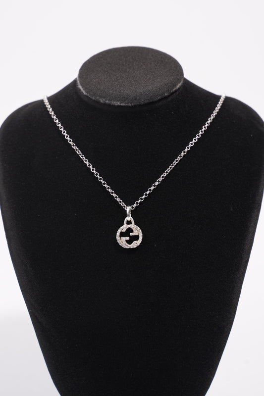 Gucci Interlocking G Necklace Silver Silver Sterling