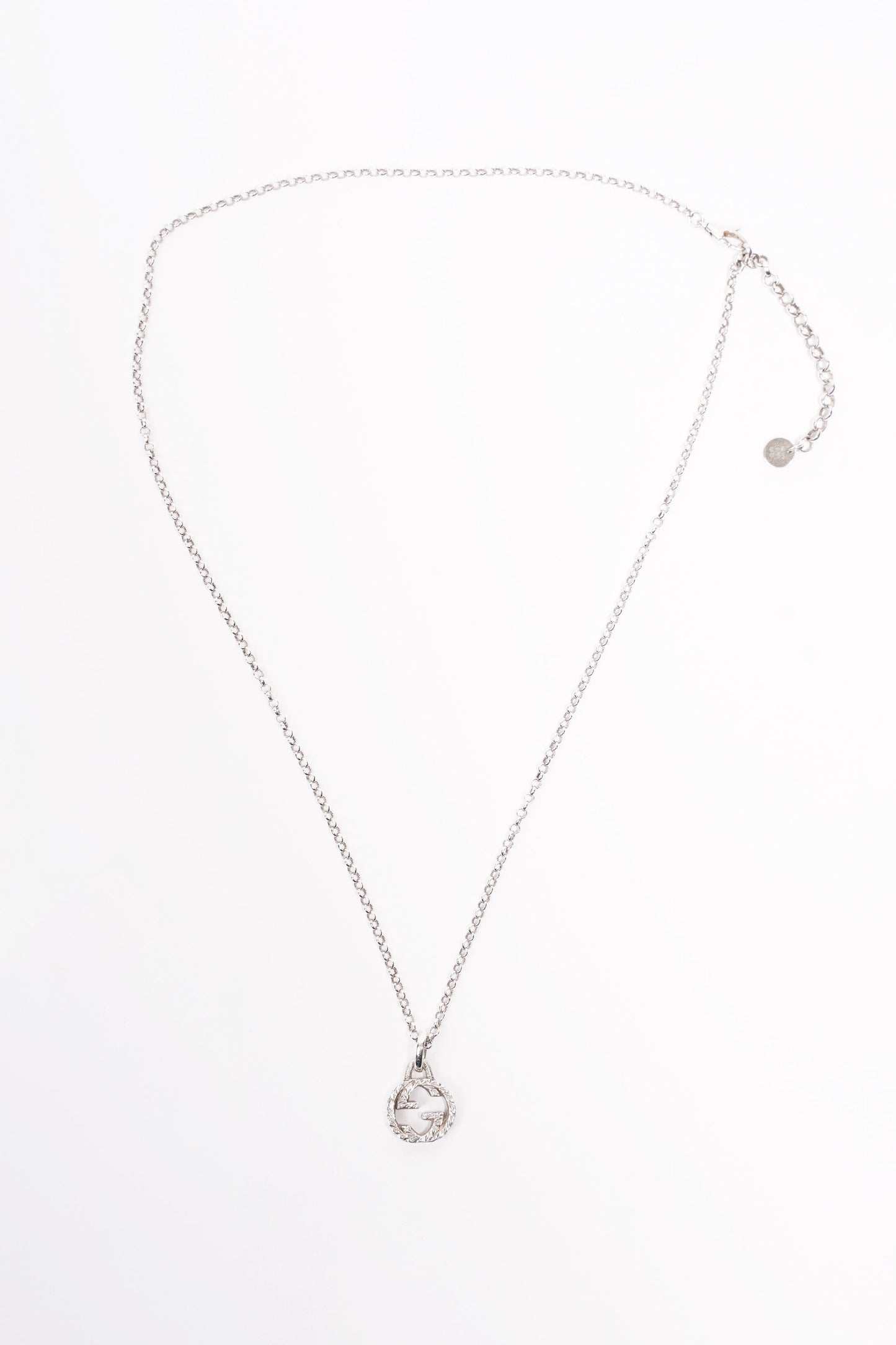 Gucci Interlocking G Necklace Silver Silver Sterling