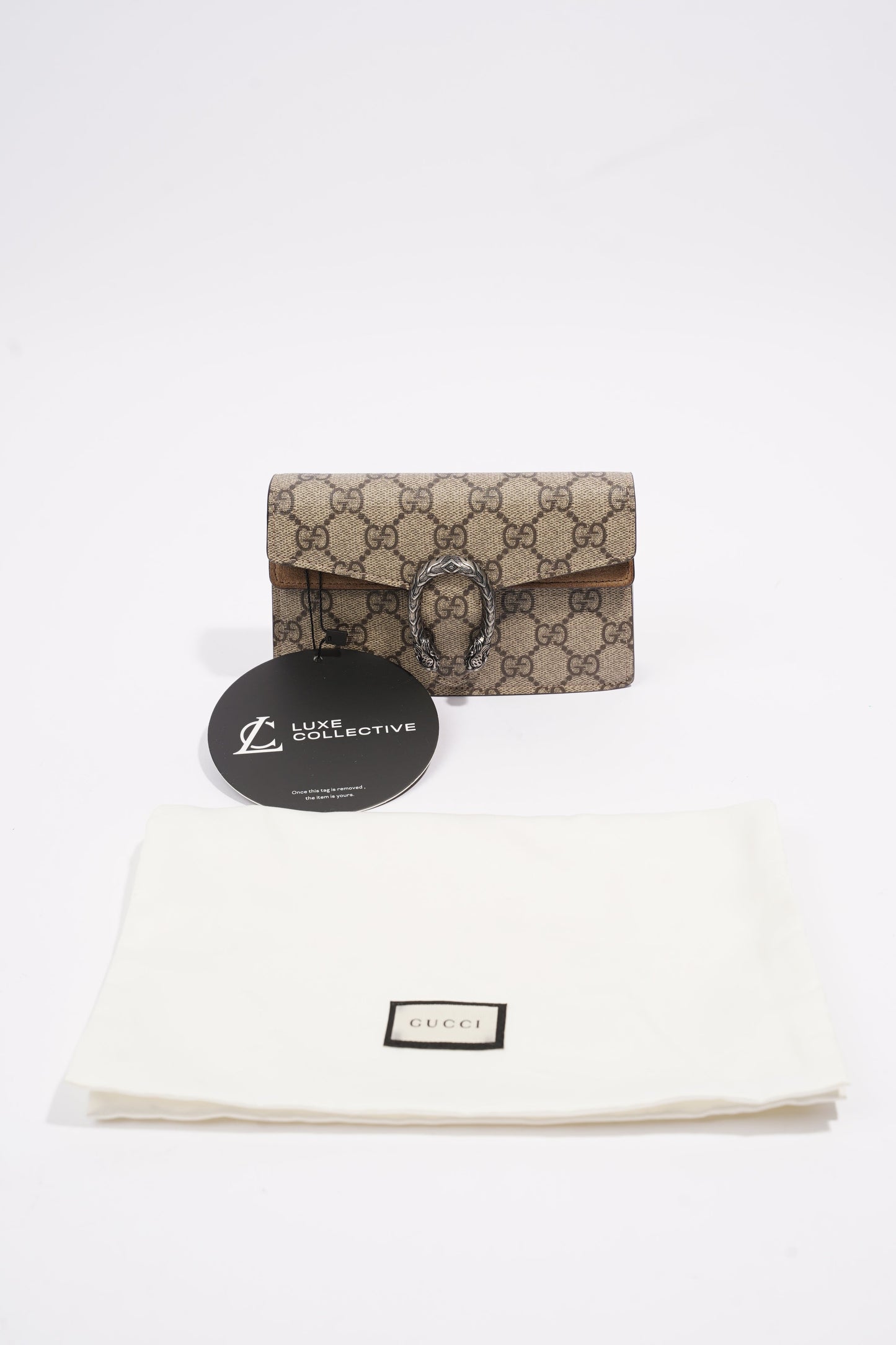 Gucci Dionysus Supreme Coated Canvas Super Mini