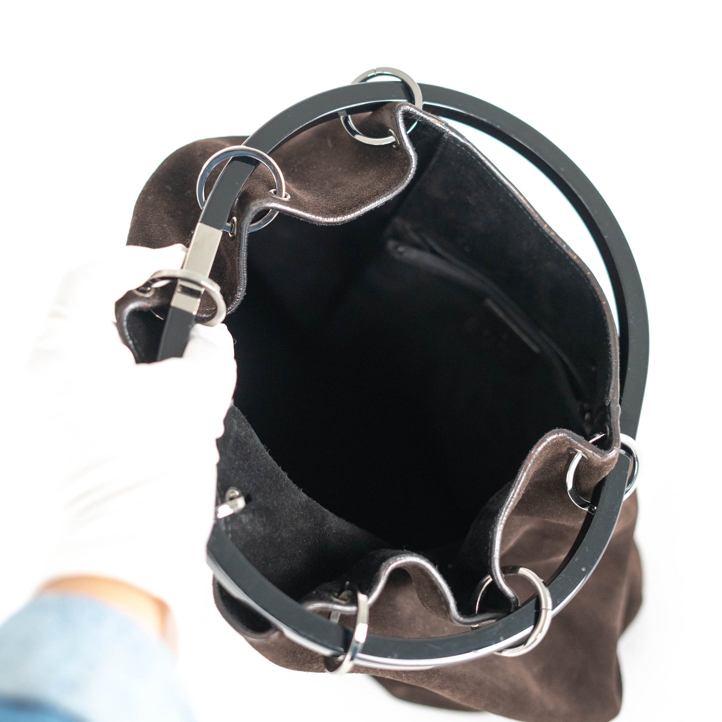 Gucci Top Handle Circle Brown