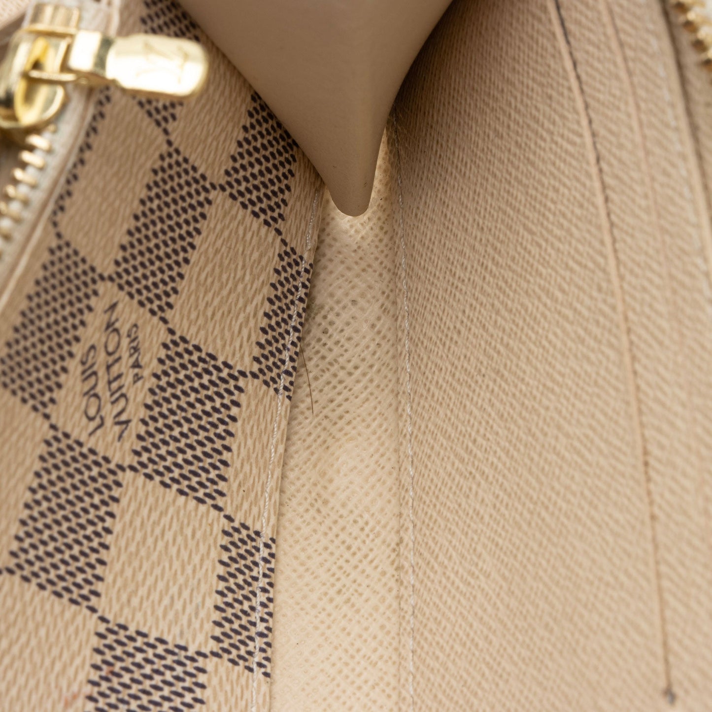Louis Vuitton Damier Azur Clemence Wallet (SHF-Y8aiC1)