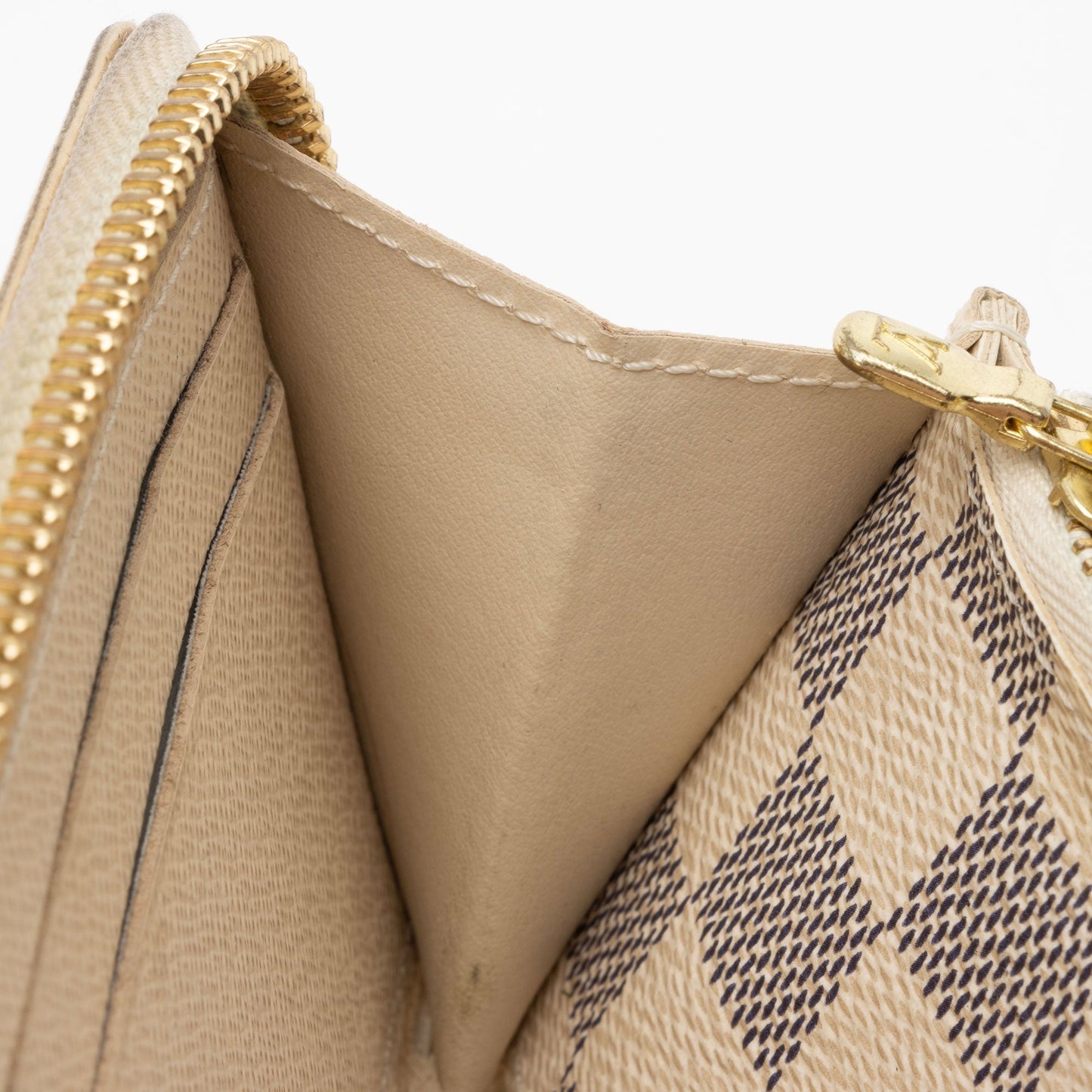 Louis Vuitton Damier Azur Clemence Wallet (SHF-Y8aiC1)