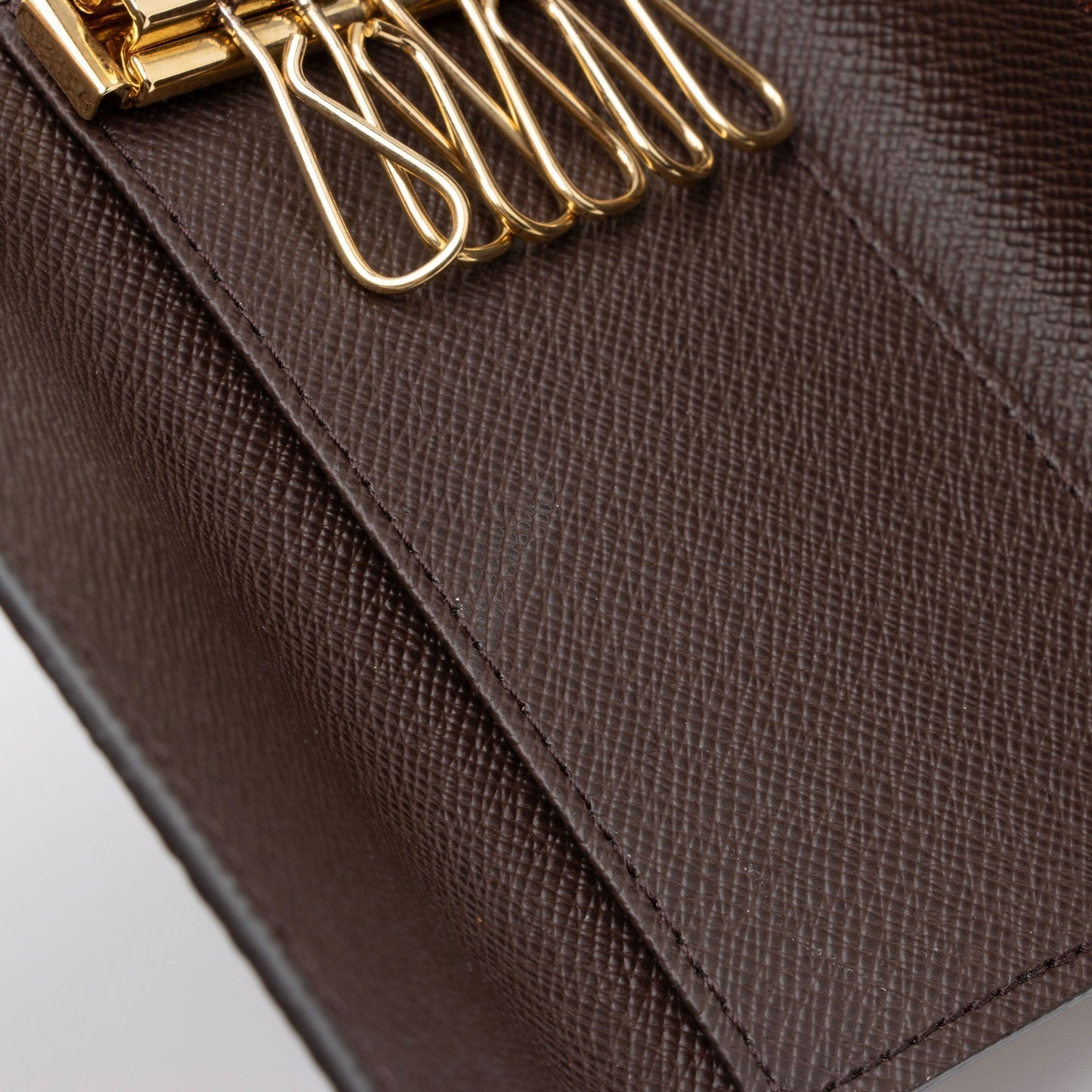 Louis Vuitton Damier Ebene 6 Key Holder (SHF-Kstybg)