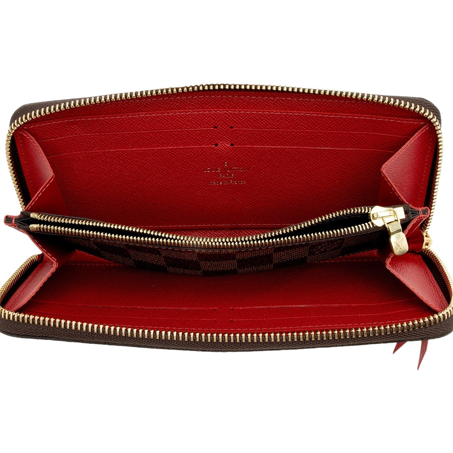 Louis Vuitton Damier Ebene Clemence Wallet (SHF-pY6d0M)