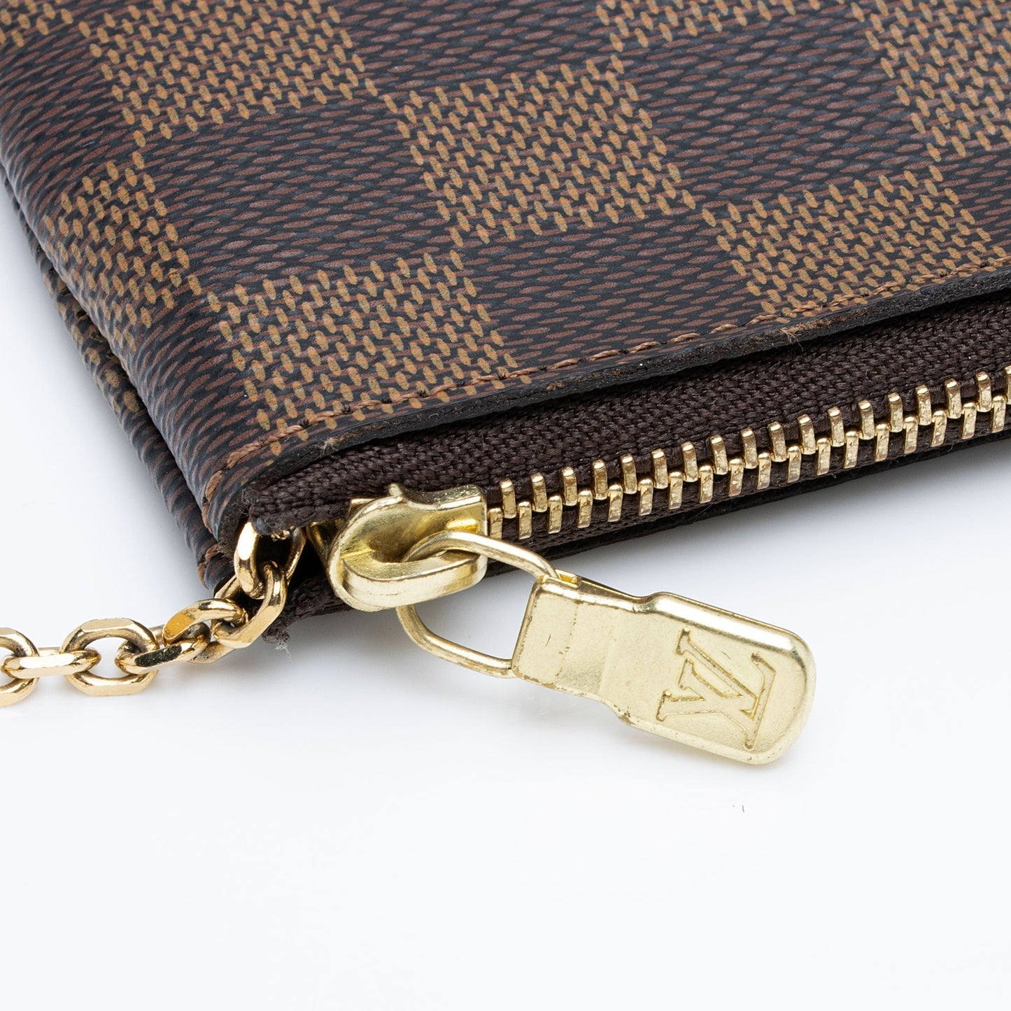 Louis Vuitton Damier Ebene Key Pouch (SHF-fqvaUH)
