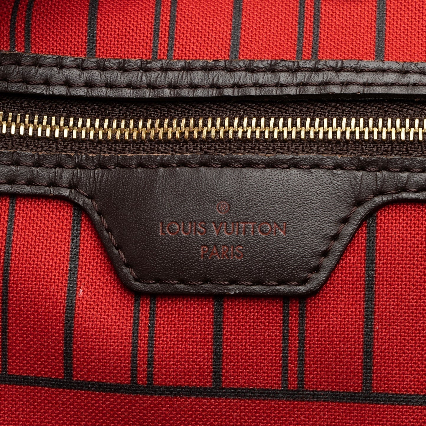 Louis Vuitton Damier Ebene Neverfull MM Tote