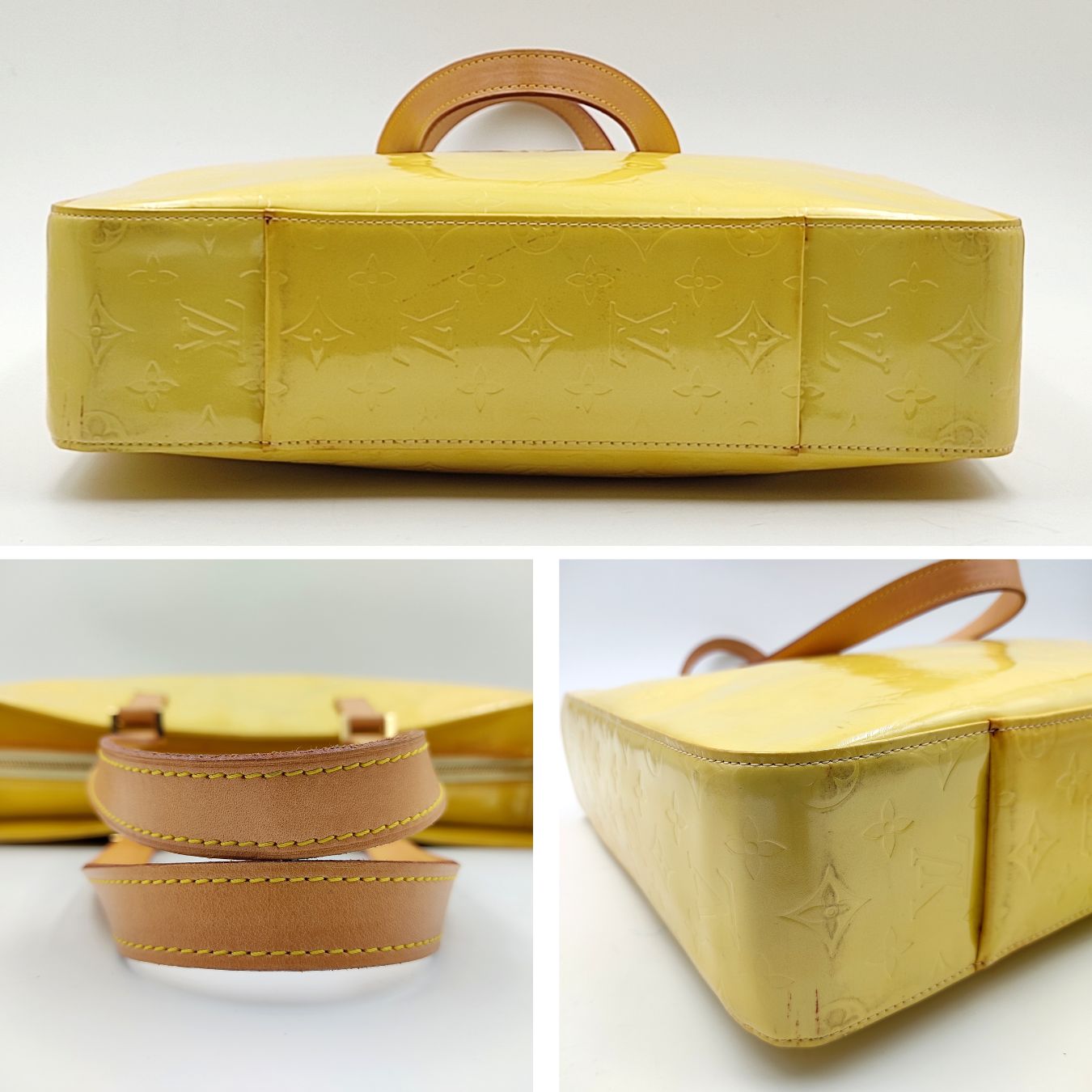 LOUIS VUITTON Colombus shopper shoulder bag in patent leather