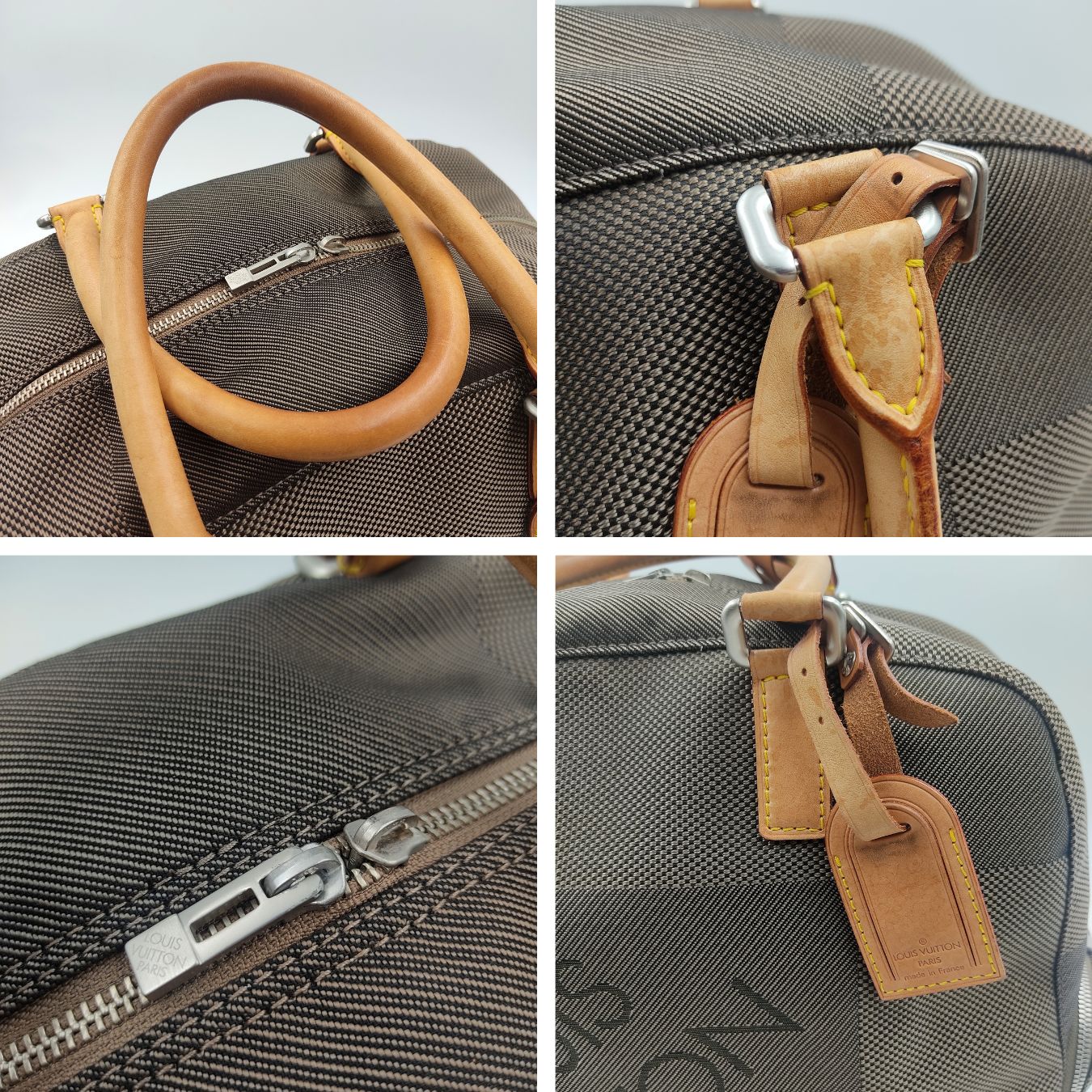 LOUIS VUITTON Damier Geant travel bag in canvas