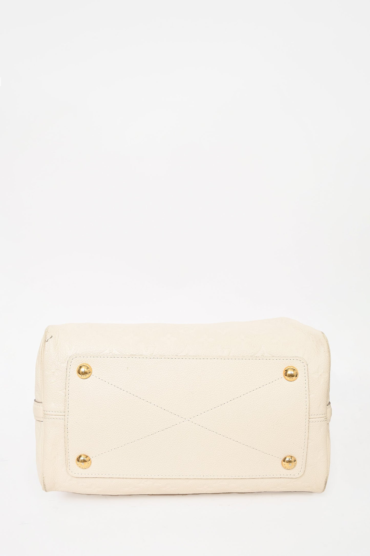 Louis Vuitton 2013 Cream Empreinte Leather Speedy 30 Crossbody