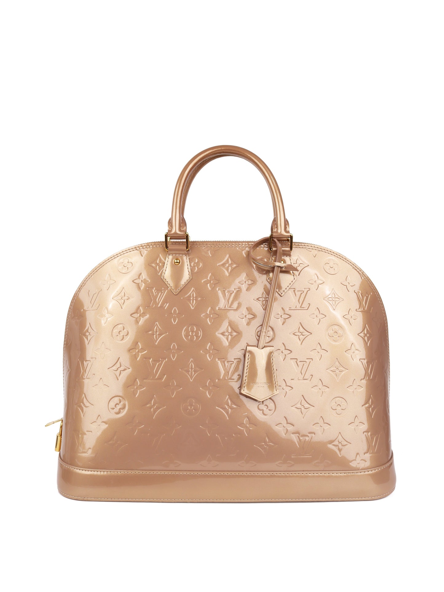 Louis Vuitton Beige Poudre Vernis Alma GM