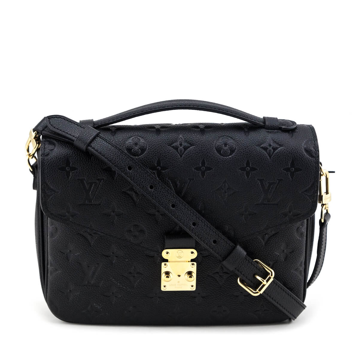 Louis Vuitton Black Empreinte Pochette Metis
