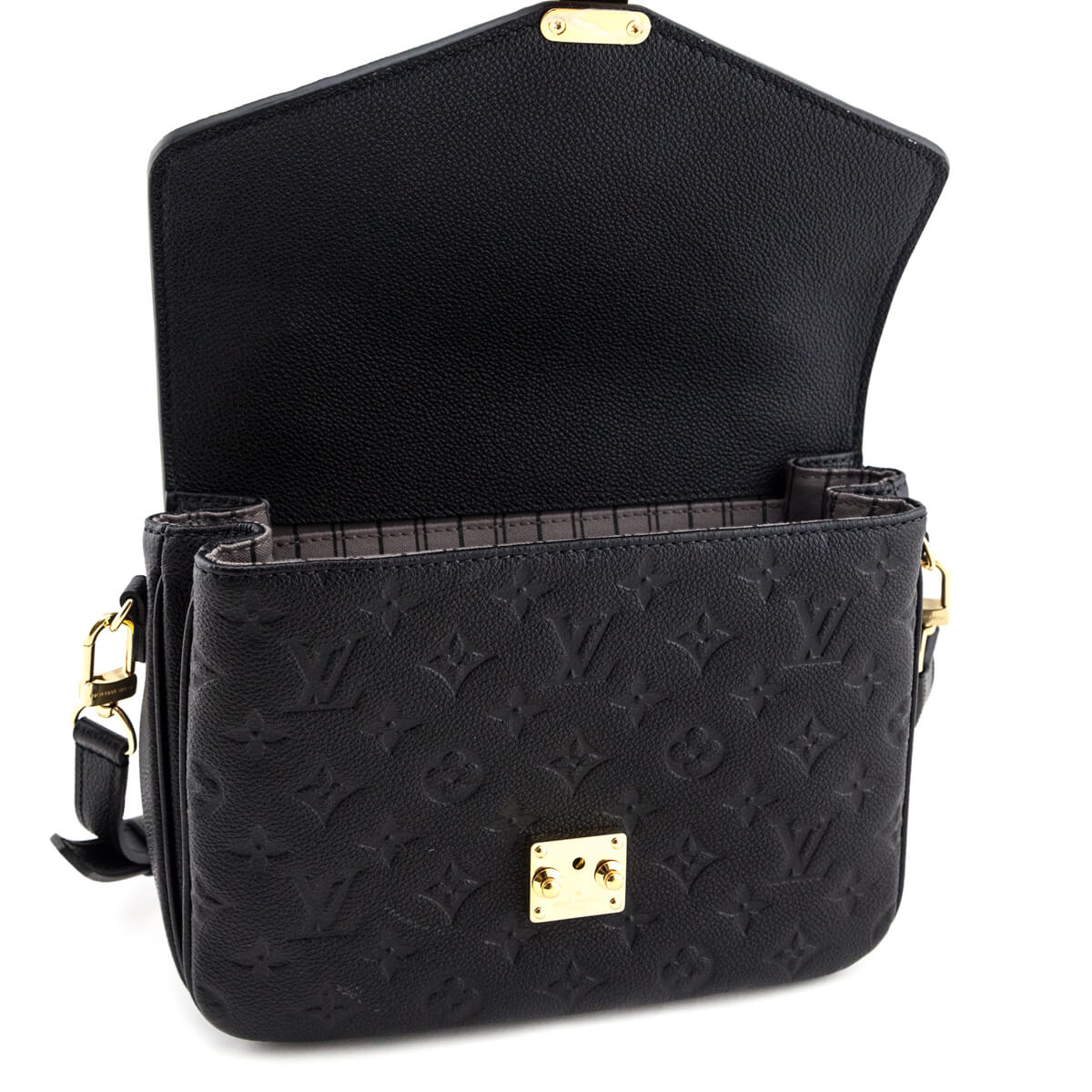 Louis Vuitton Black Empreinte Pochette Metis