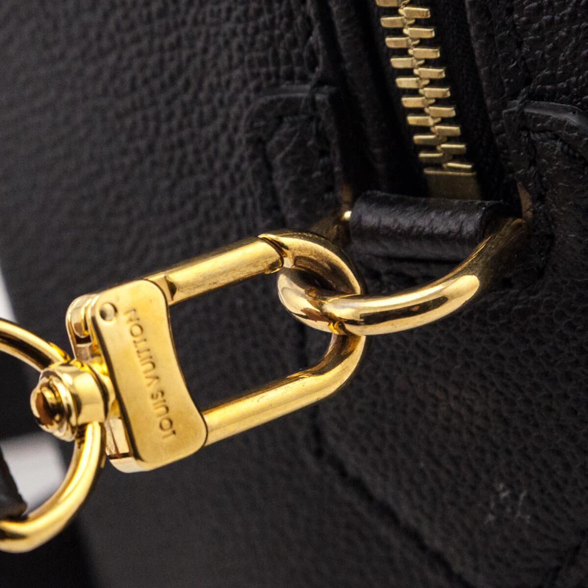 Louis Vuitton Black Empreinte Speedy Bandouliere 25 NM