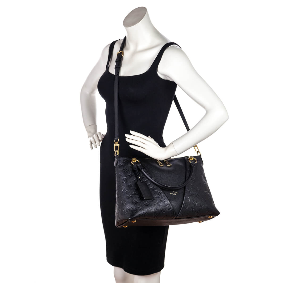 Louis Vuitton Black Empreinte V Tote MM