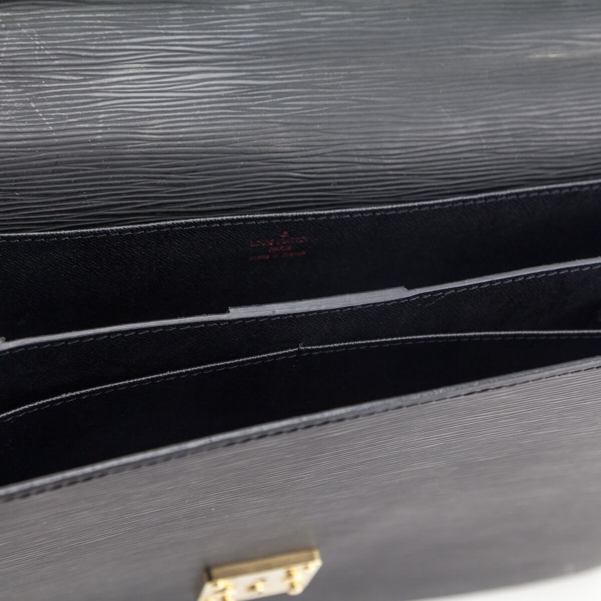 Louis Vuitton Black Epi Laguito Briefcase