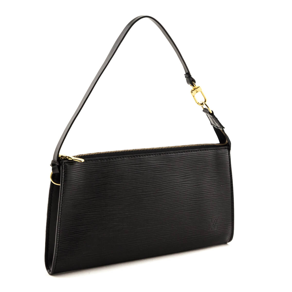 Louis Vuitton Black Epi Vintage Pochette Accessoires 24 Bag