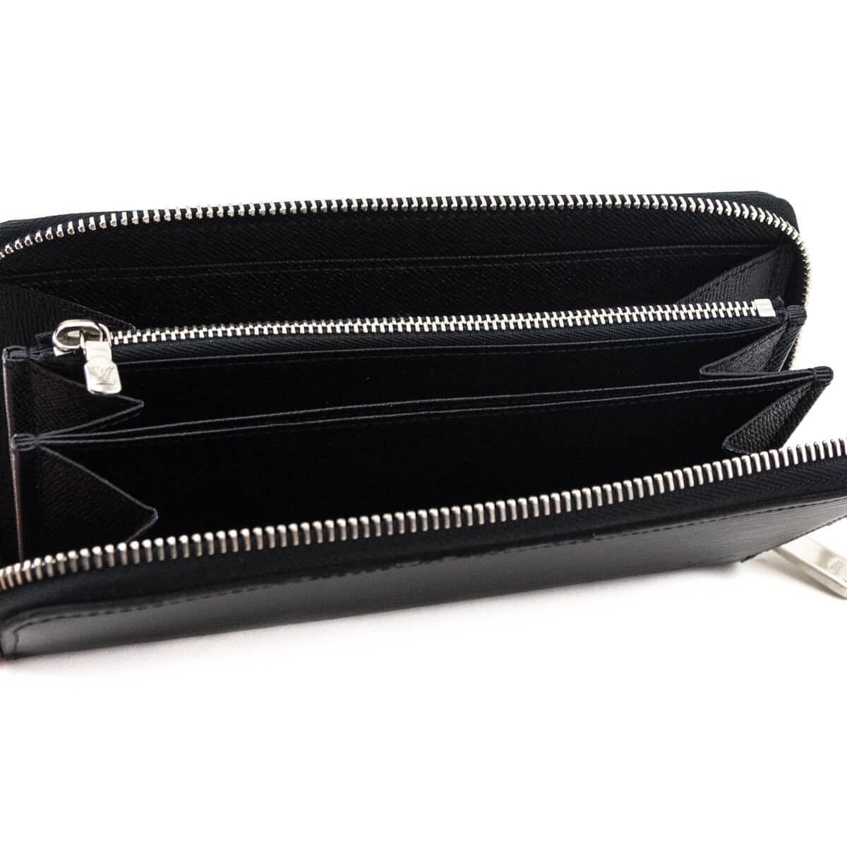Louis Vuitton Black Epi Zippy Wallet