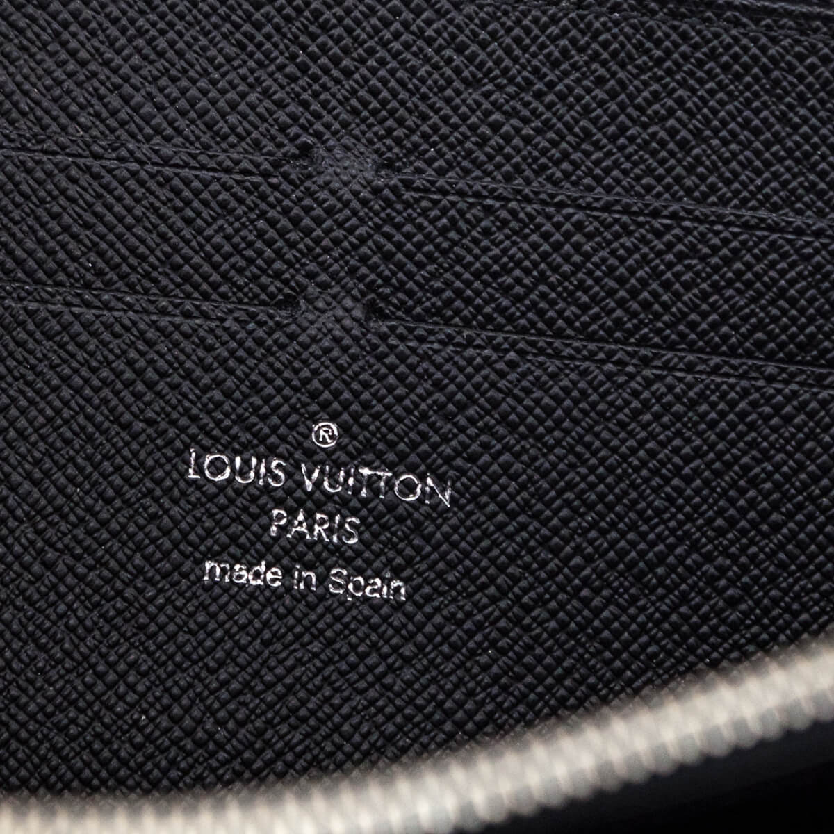 Louis Vuitton Black Epi Zippy Wallet