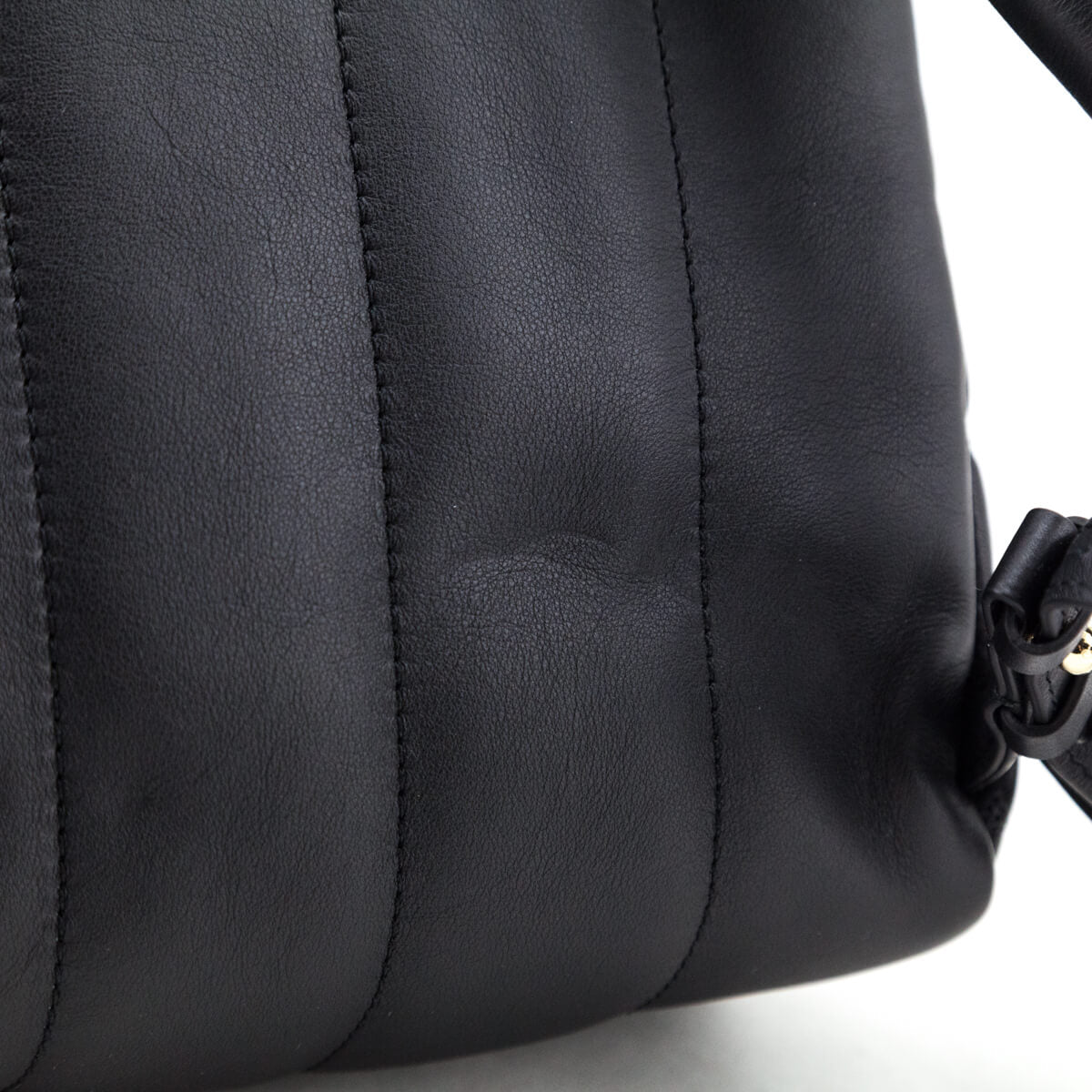 Louis Vuitton Black Lambskin Malletage Flower Palm Springs PM