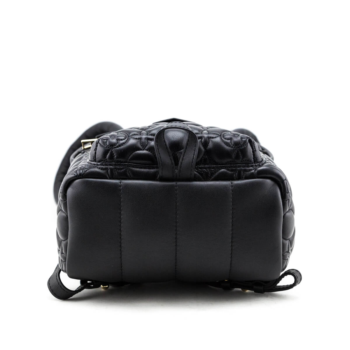 Louis Vuitton Black Lambskin Malletage Flower Palm Springs PM