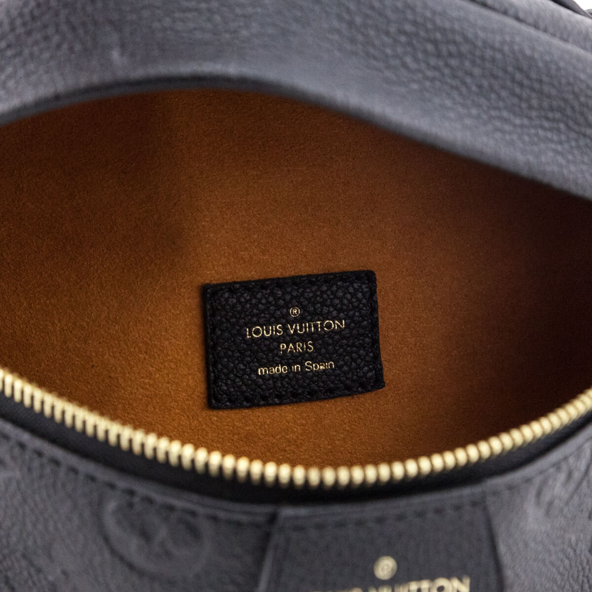 Louis Vuitton Black Monogram Empreinte Bumbag
