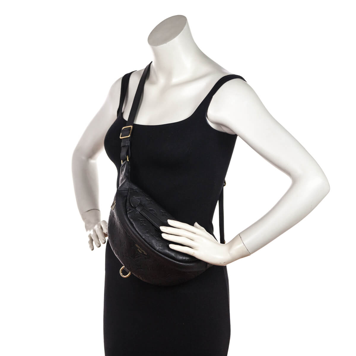 Louis Vuitton Black Monogram Empreinte Bumbag