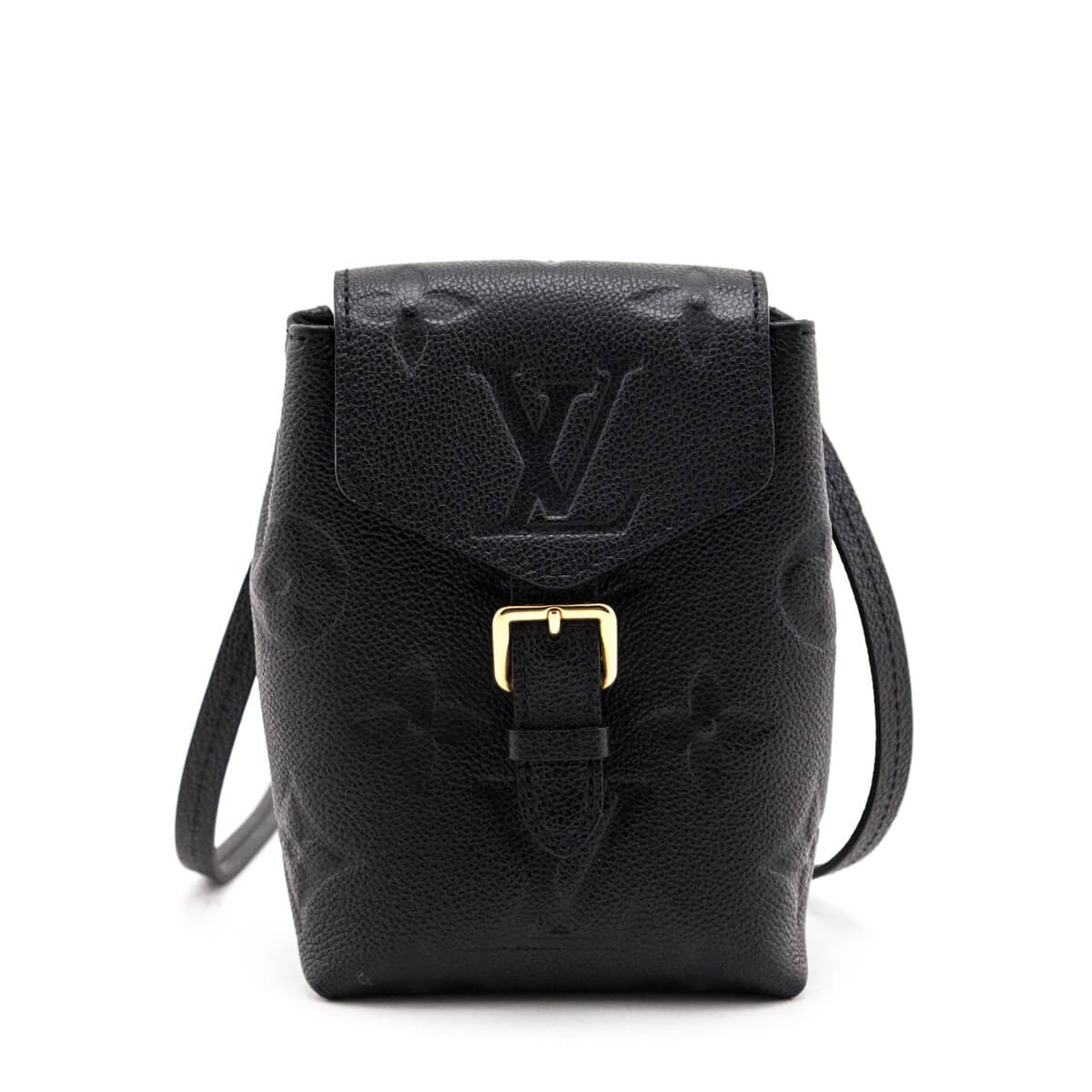 Louis Vuitton Black Monogram Empreinte Giant Tiny Backpack
