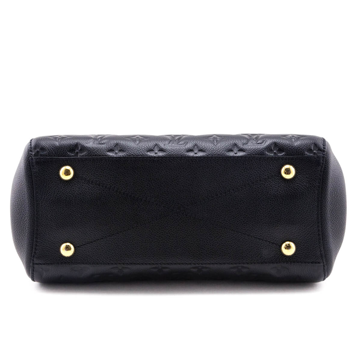 Louis Vuitton Black Monogram Empreinte Montaigne MM