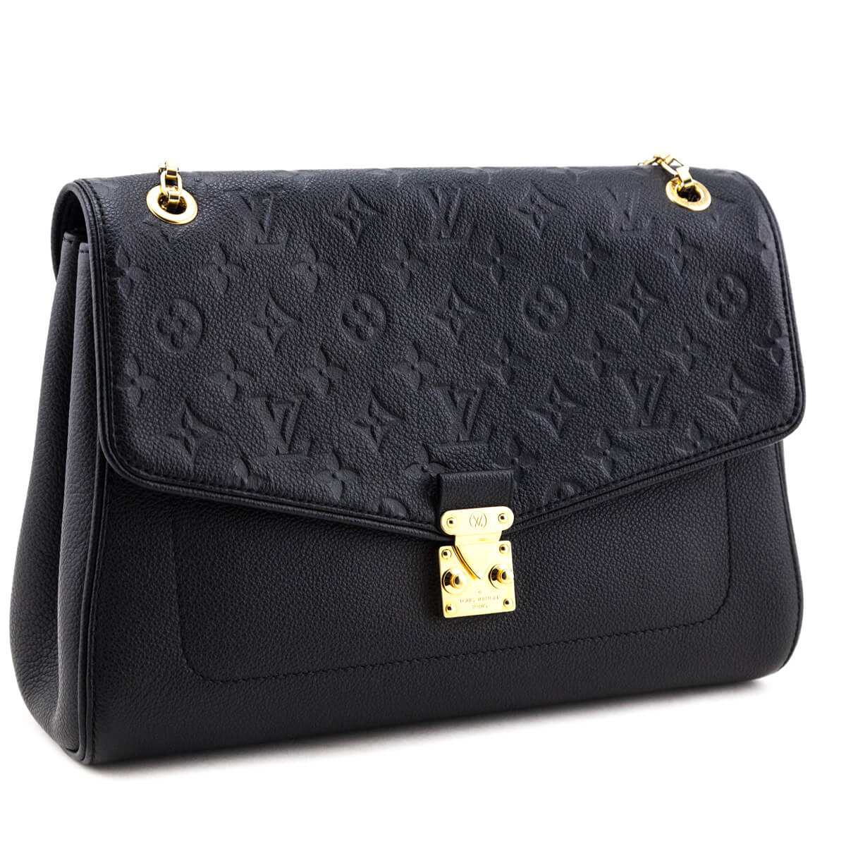 Louis Vuitton Black Monogram Empreinte Saint Germain MM