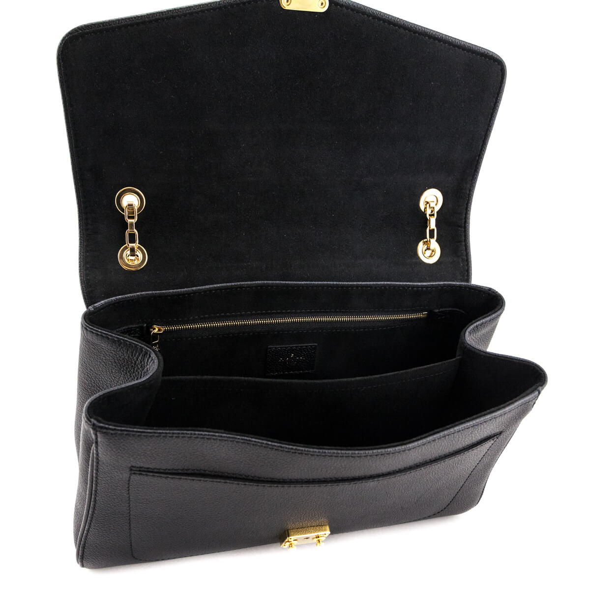 Louis Vuitton Black Monogram Empreinte Saint Germain MM