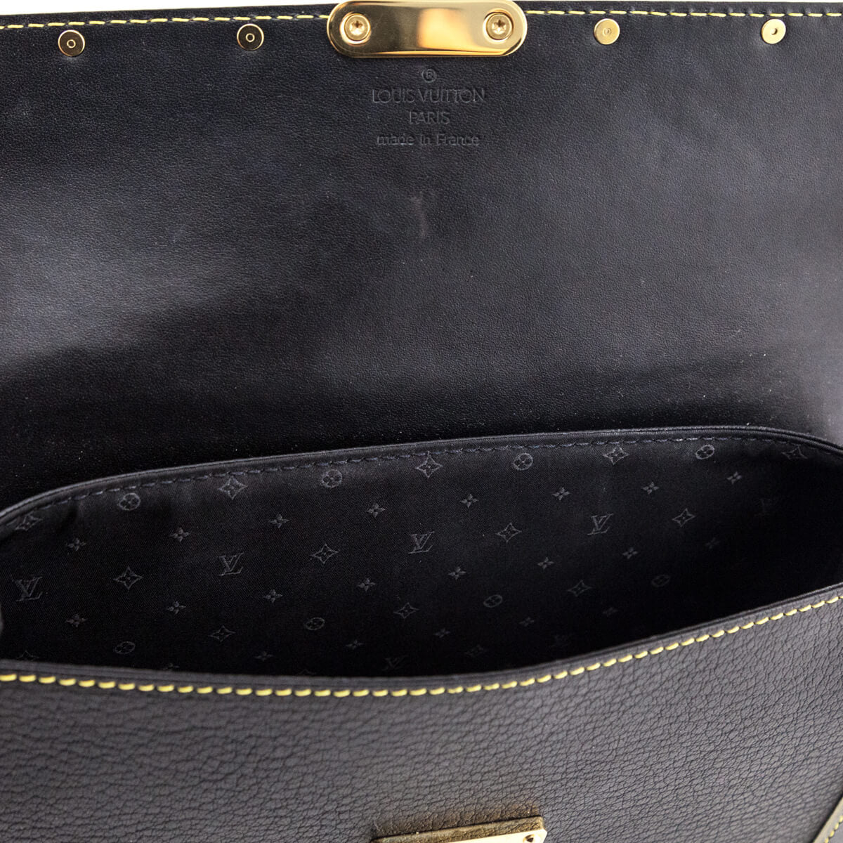 Louis Vuitton Black Suhali L'Aimable Bag