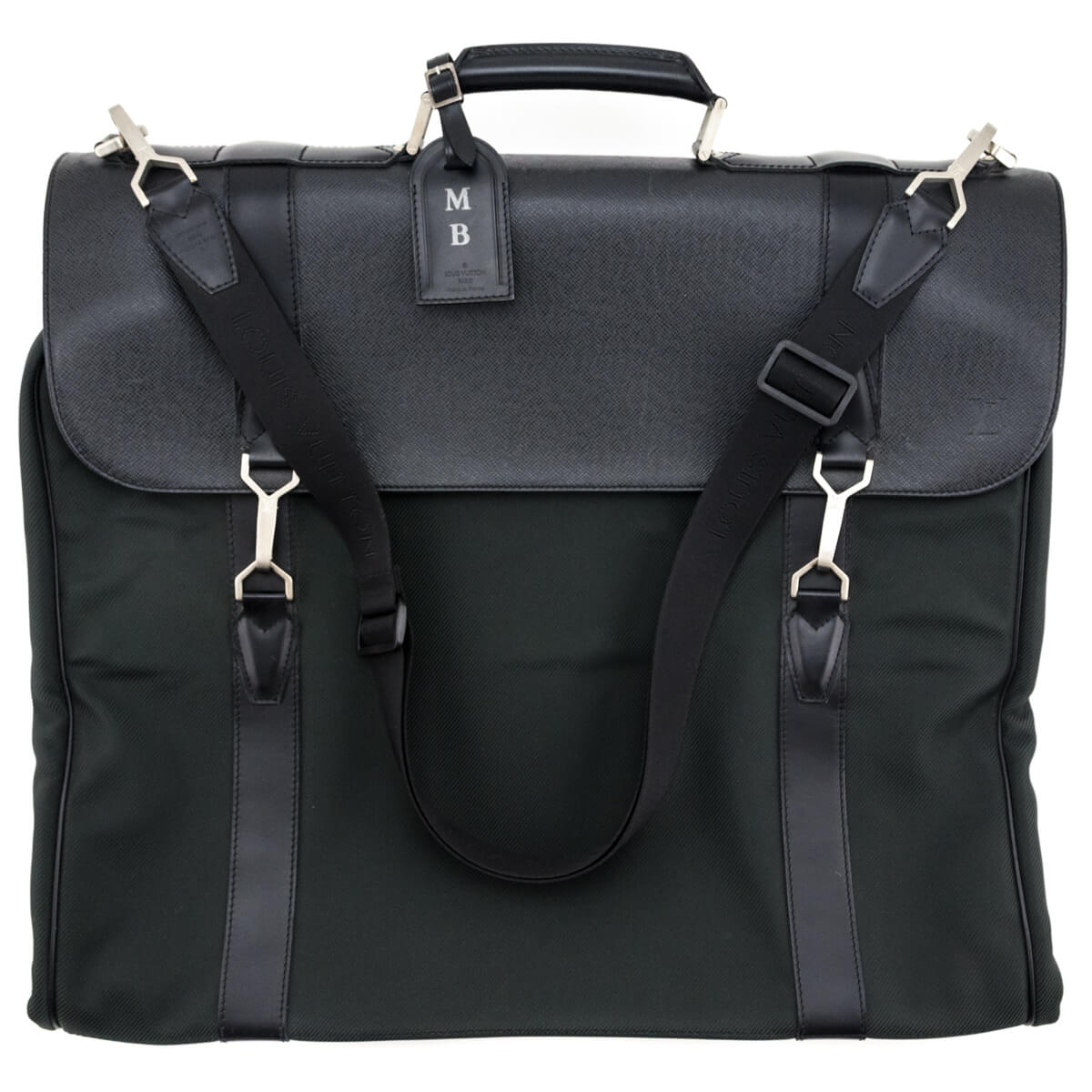 Louis Vuitton Black Taiga Gibeciere Garment Bag