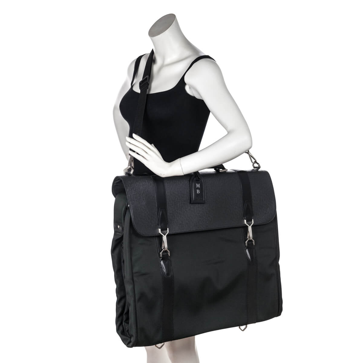 Louis Vuitton Black Taiga Gibeciere Garment Bag