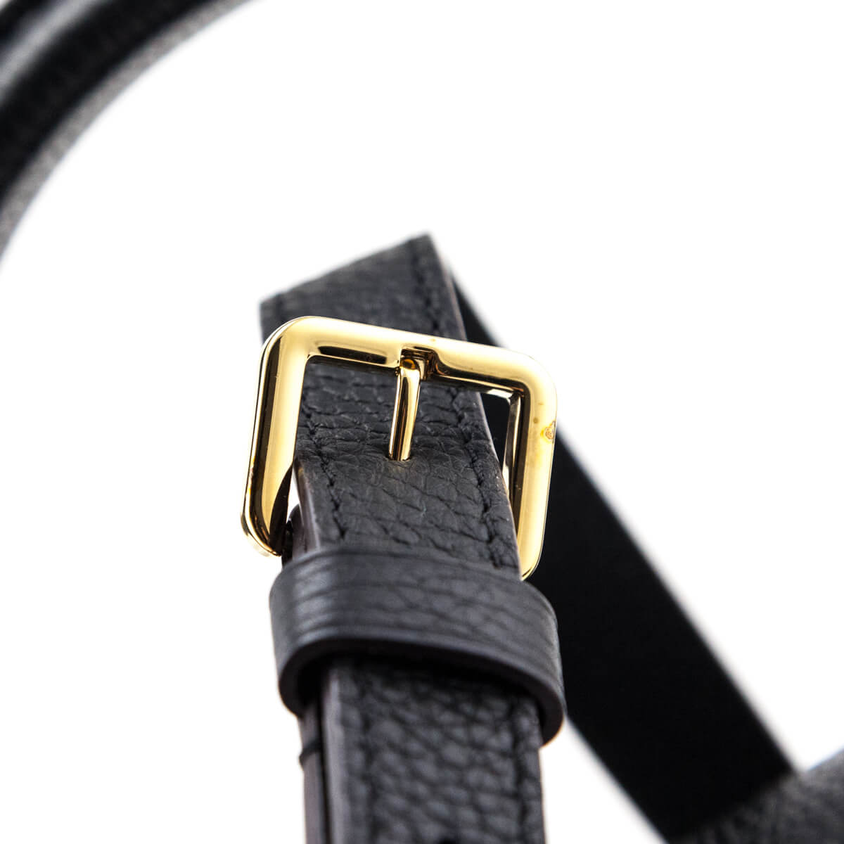 Louis Vuitton Black Taurillon Capucines PM