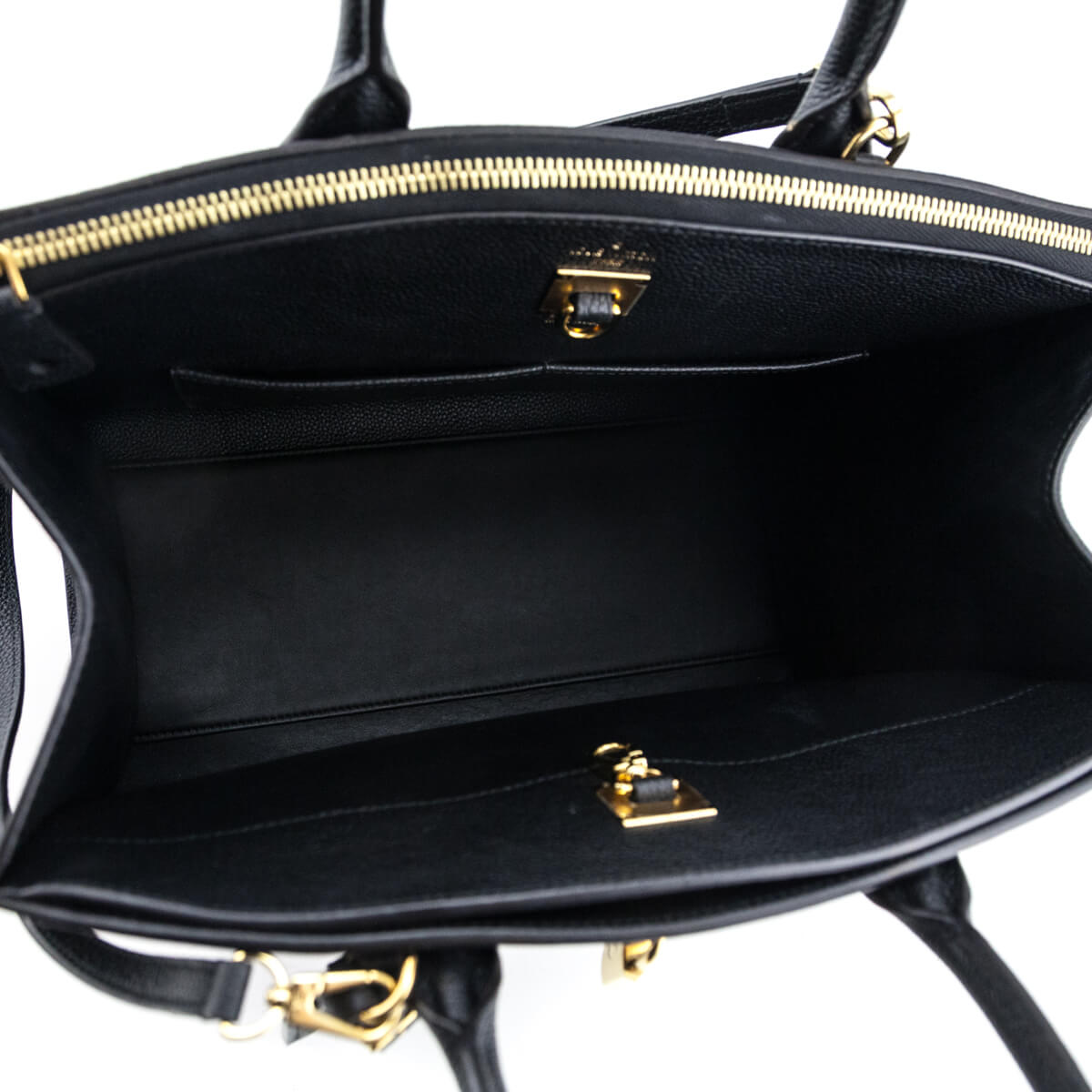 Louis Vuitton Black Taurillon City Steamer GM