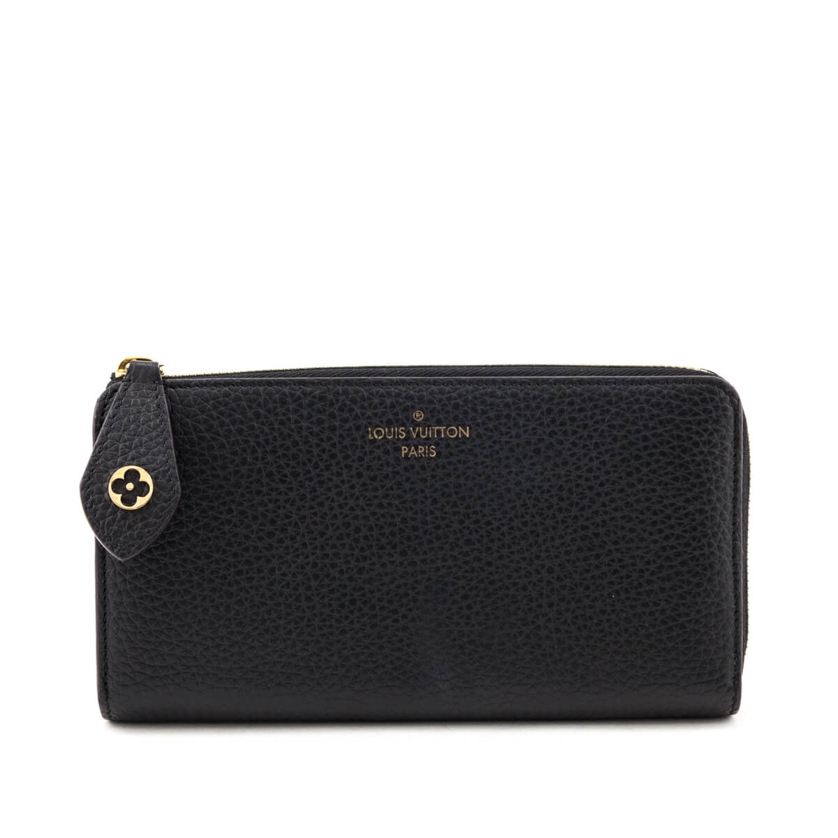 Louis Vuitton Black Taurillon Comete NM Wallet