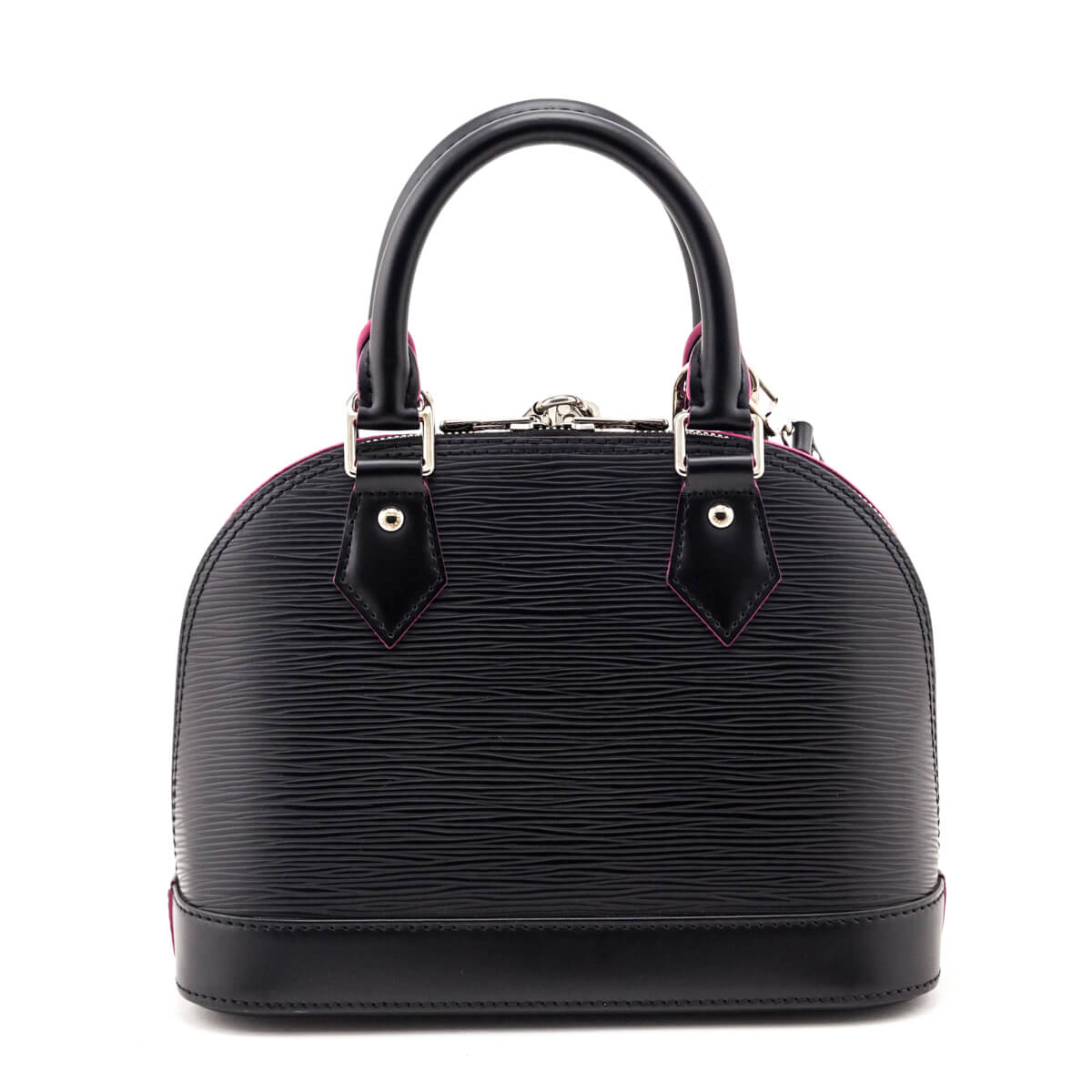 Louis Vuitton Black & Hot Pink Epi Alma BB