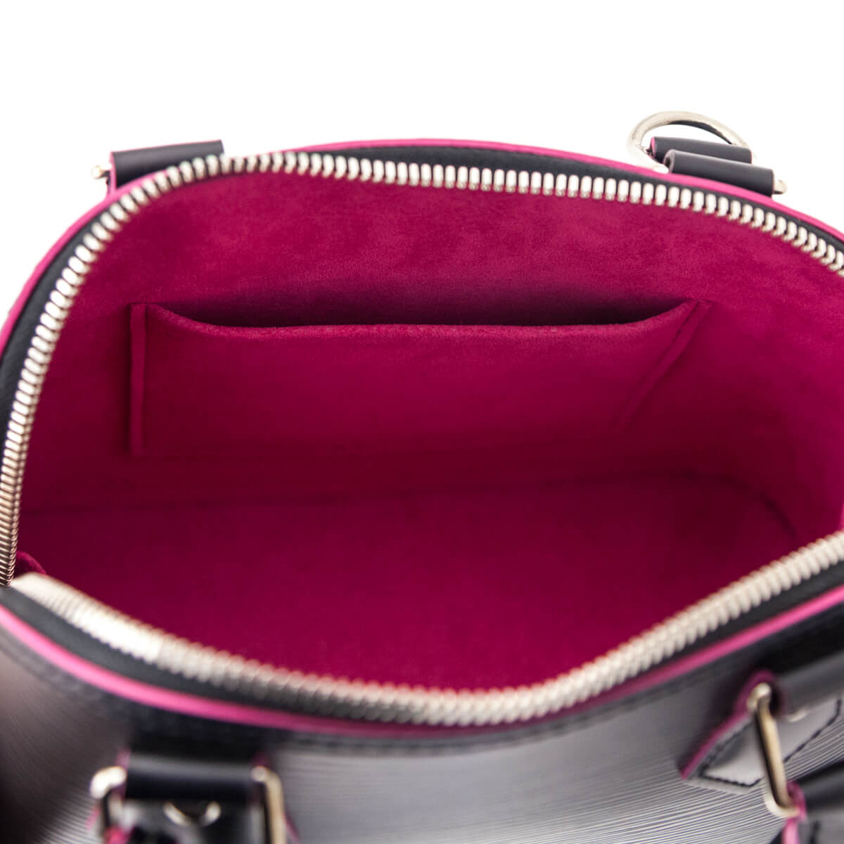 Louis Vuitton Black & Hot Pink Epi Alma BB
